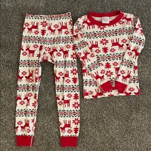 Hanna Andersson Christmas pajamas size 6-7